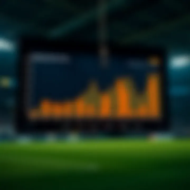 An engaging chart illustrating betting trends over time