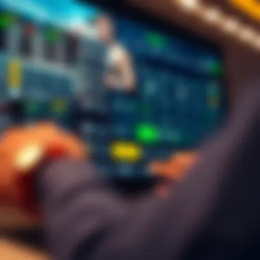 User interface experience on a betting site