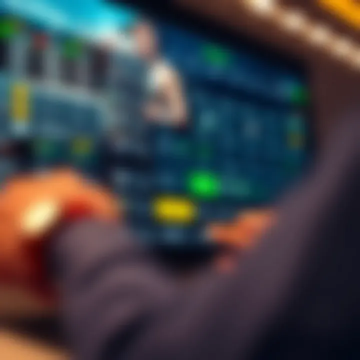 User interface experience on a betting site